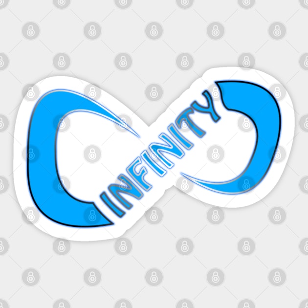 INFINITY Sticker by SanTees